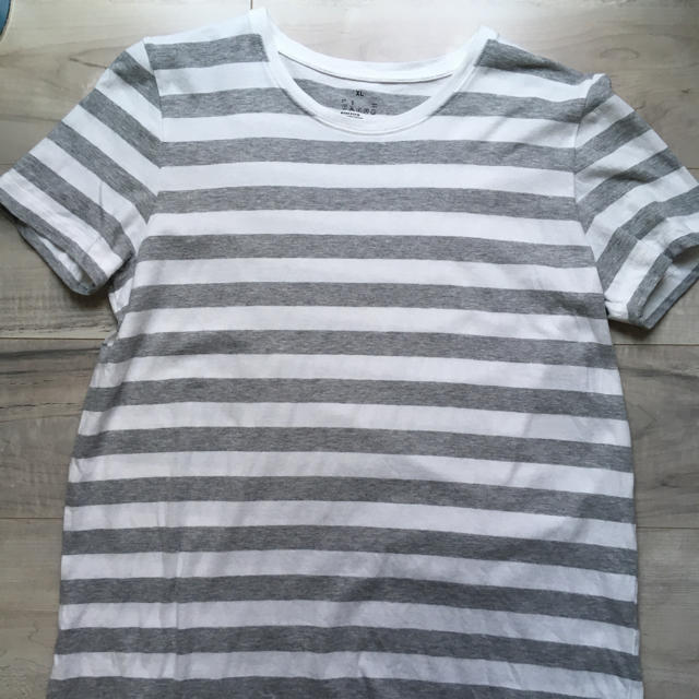 MUJI (無印良品)(ムジルシリョウヒン)の無印良品 ボーダーＴシャツ レディースのトップス(Tシャツ(半袖/袖なし))の商品写真
