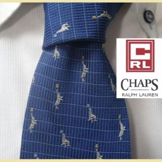 ラルフローレン(Ralph Lauren)のCHAPSラルフローレン ★【オットセイ柄】高級シルクネクタイ★夏に◎(ネクタイ)