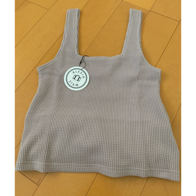 ALEXIA STAM(アリシアスタン)の専用です！！Waffle Back Ribbon Tank レディースのトップス(タンクトップ)の商品写真