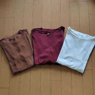 ユニクロ(UNIQLO)のUNIQLO　3枚セット(Tシャツ(半袖/袖なし))