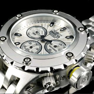 インビクタ(INVICTA)のインビクタ◆500M防水◆Sub Aqua ◆シルバー◆定価約21万円(腕時計(アナログ))