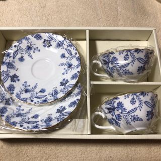 ノリタケ(Noritake)のノリタケ ブルーソレンティーノ 碗皿ペア(食器)