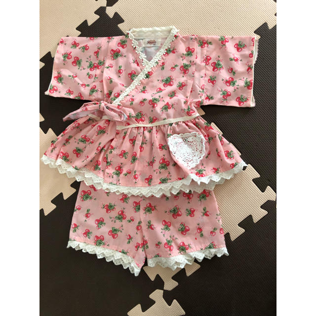 Souris(スーリー)のスーリー  甚平 キッズ/ベビー/マタニティのキッズ服女の子用(90cm~)(甚平/浴衣)の商品写真