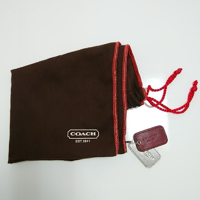 COACH(コーチ)のCOACH キーホルダー + 保管袋 レディースのファッション小物(キーホルダー)の商品写真