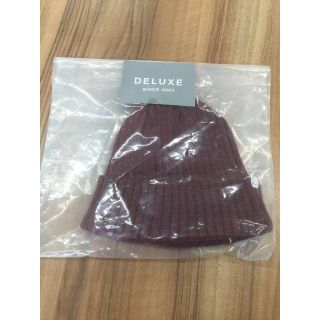 デラックス(DELUXE)の新品　DELUXE ニットキャップ(ニット帽/ビーニー)