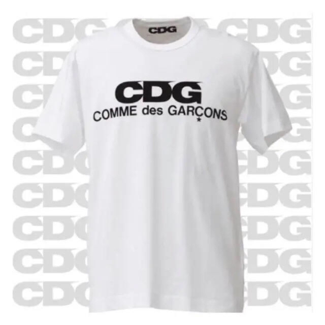 COMME des GARCONS(コムデギャルソン)のCDG tシャツ Lサイズ 白 White メンズのトップス(Tシャツ/カットソー(半袖/袖なし))の商品写真