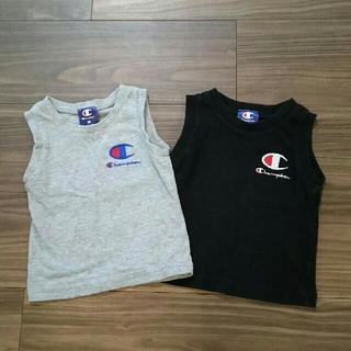 チャンピオン(Champion)の※専用※【champion】ノースリーブシャツ 70㎝(2枚ｾｯﾄ)(シャツ/カットソー)