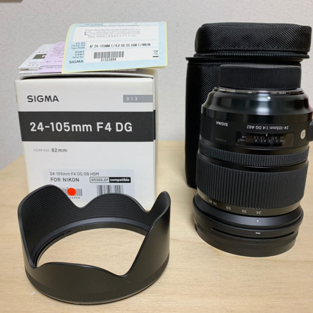 好きに SIGMA ニコン用 シグマ DG F4 24-105mm SIGMA - レンズ(ズーム