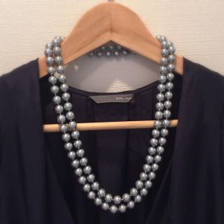 ザラ(ZARA)のロングパールネックレス(ネックレス)