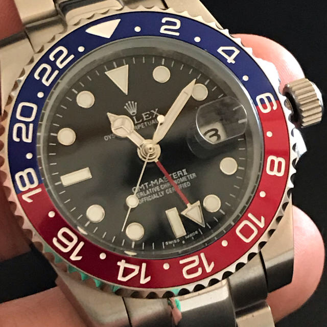 ロレックス GMT noob 赤青ベゼルの通販 by ヤーマン's shop｜ラクマ