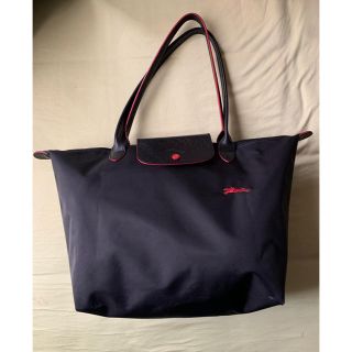 ロンシャン(LONGCHAMP)のロンシャン プリアージュ 70周年記念 プリアージュ Lサイズ 貴重 ブラック(トートバッグ)