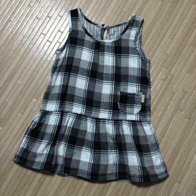 GLOBAL WORK(グローバルワーク)のグローバルワーク♡チェックワンピ キッズ/ベビー/マタニティのキッズ服女の子用(90cm~)(ワンピース)の商品写真