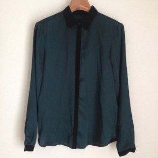 ザラ(ZARA)のZARA サテンシャツ(シャツ/ブラウス(長袖/七分))