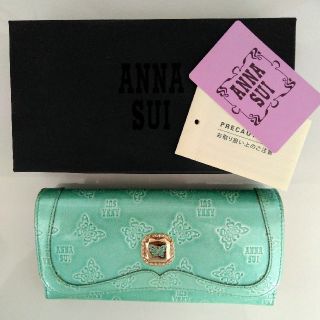 アナスイ(ANNA SUI)のANNA SUIアナスイ　長財布　ウォレット　ミントグリーン(財布)