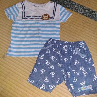 キムラタン(キムラタン)のキムラタン男の子夏服2枚セット(Tシャツ/カットソー)