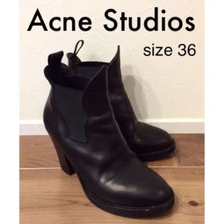 アクネ(ACNE)のAcne Studios アクネストゥディオズ サイドゴアショートブーツ(ブーツ)