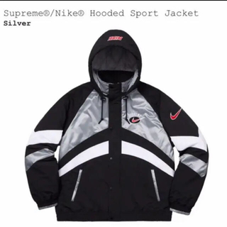 シュプリーム(Supreme)のsupreme×nike hooded sport jacket silver(ナイロンジャケット)