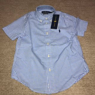 ポロラルフローレン(POLO RALPH LAUREN)の☆みー様専用☆ ラルフローレン 半袖シャツ 水色チェック サイズ5(ブラウス)