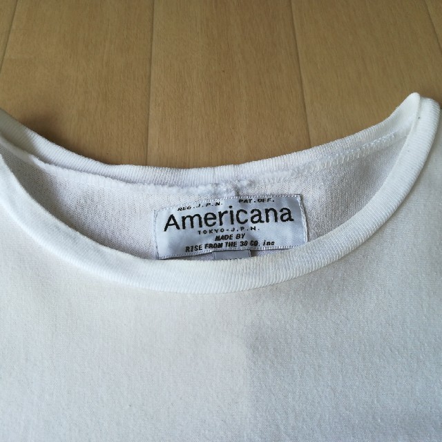 AMERICANA(アメリカーナ)のアメリカーナ　プリントTシャツ レディースのトップス(Tシャツ(半袖/袖なし))の商品写真
