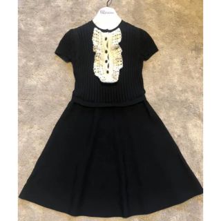 レッドヴァレンティノ(RED VALENTINO)のレッドヴァレンティノ ニットワンピース XS(ひざ丈ワンピース)