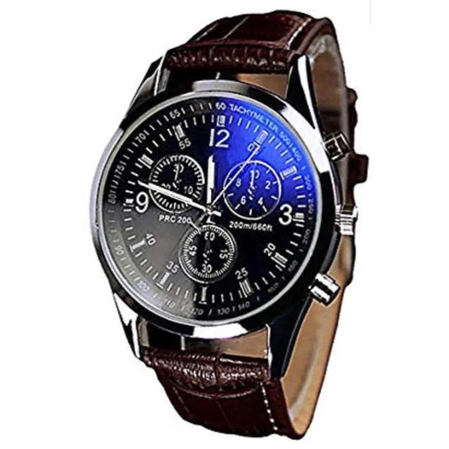 バセロン 、 ◆新品◆ 一佳 QUARTZ  クォーツ 腕時計 メンズ ブラウン おしゃれの通販 by ショップ｜ラクマ