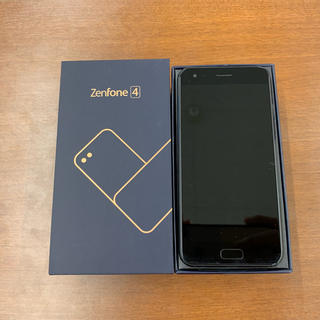 エイスース(ASUS)のZenfone4 SIMフリー ブラック色(スマートフォン本体)