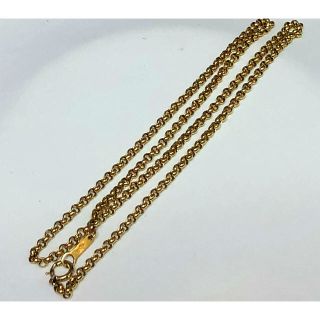 ☆美品☆ K18 ロールチェーン ネックレスの通販 by bo0727's shop|ラクマ