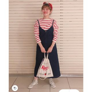 ドットアンドストライプスチャイルドウーマン(Dot&Stripes CHILDWOMAN)のデニムジャンスカ(ロングワンピース/マキシワンピース)