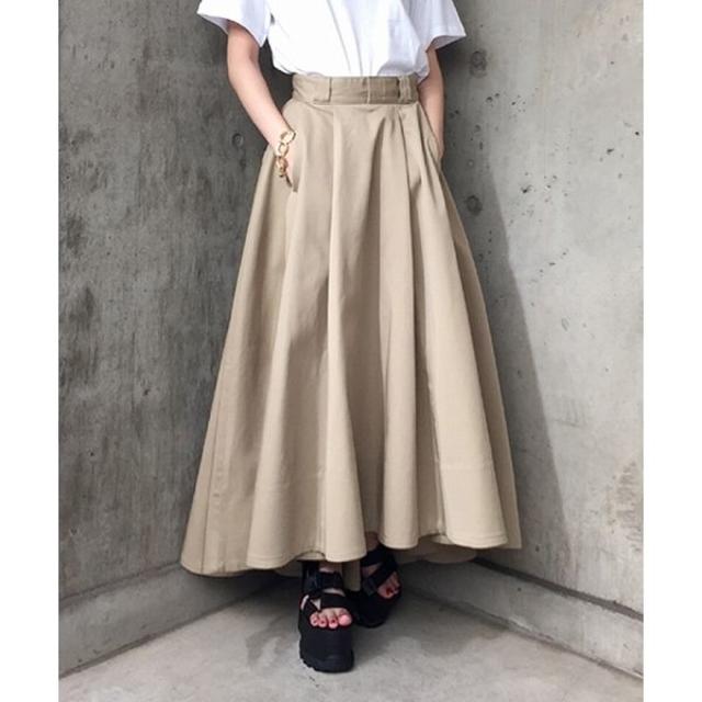 G.V.G.V.(ジーヴィジーヴィ)のDickies×k3&co. Flare Skirt フレアチノスカート レディースのスカート(ロングスカート)の商品写真