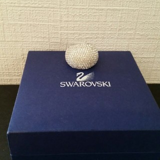 スワロフスキー(SWAROVSKI)のお客様専用スワロフスキー　銀色リング　指輪(リング(指輪))