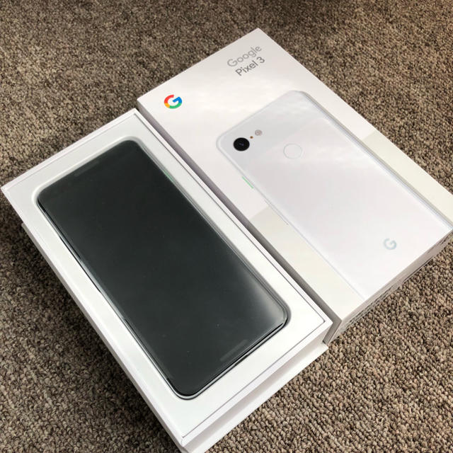 Pixel3 Clearly White 128GB（Simフリー）