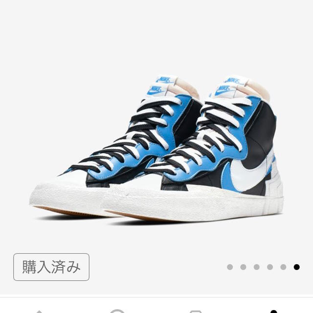 NIKE(ナイキ)の28.5 NIKE ナイキ sacai BLAZER MID ブレーザーミッド メンズの靴/シューズ(スニーカー)の商品写真