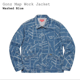 シュプリーム(Supreme)の定価以下 Supreme gonz map work  jacket(ブルゾン)