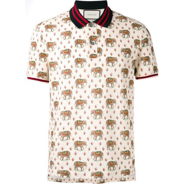 Gucci(グッチ)のgucci elephant polo メンズのトップス(ポロシャツ)の商品写真