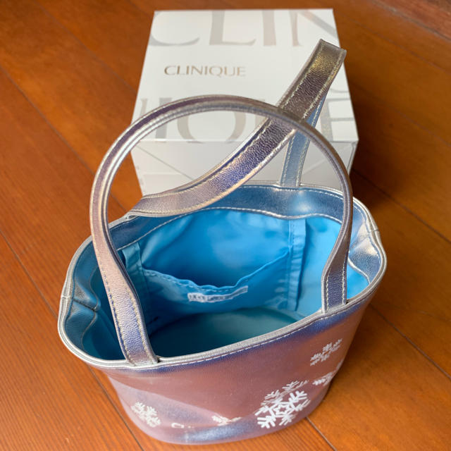 CLINIQUE(クリニーク)の◼️非売品◼️ CLINIQUE 結晶柄ミニバッグ レディースのバッグ(トートバッグ)の商品写真