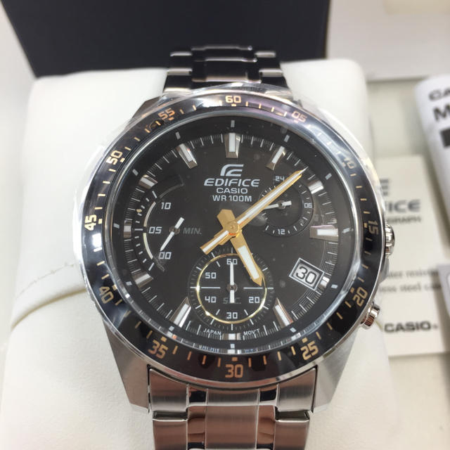 CASIO - 新品！CASIO EDIFICE クロノグラフ 腕時計の通販 by 古着ストア's shop｜カシオならラクマ