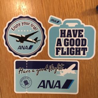 エーエヌエー(ゼンニッポンクウユ)(ANA(全日本空輸))のANA 非売品シール(ノベルティグッズ)