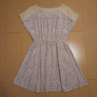 マジェスティックレゴン(MAJESTIC LEGON)の花柄レースワンピース(ひざ丈ワンピース)