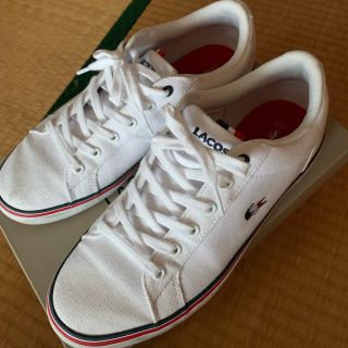 ラコステ(LACOSTE)のラコステ♡白スニーカー(スニーカー)