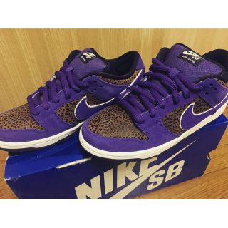 ナイキ(NIKE)の26.0 nike sb dunk low purple safari(スニーカー)