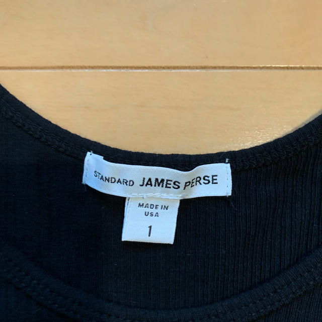 JAMES PERSE(ジェームスパース)のジェームスパース   タンク BLACK 1 レディースのトップス(タンクトップ)の商品写真