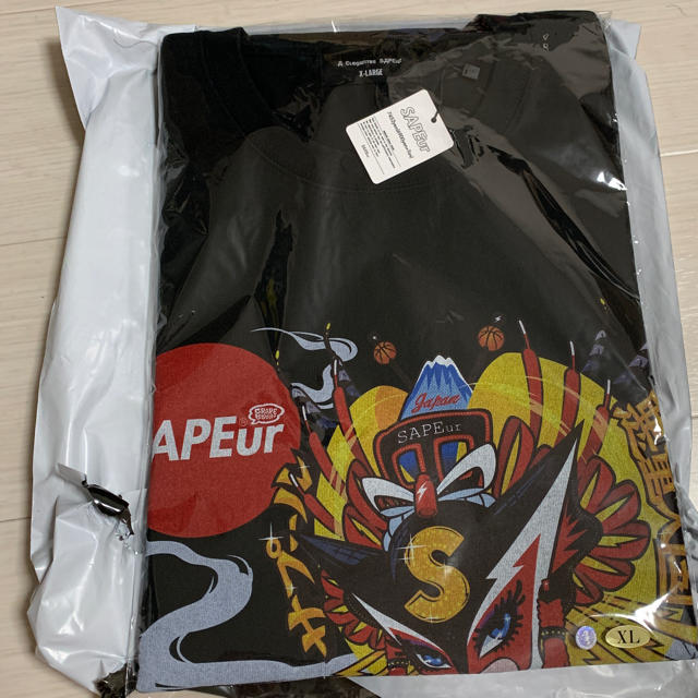 SAPEur DORONJO Tee 黒 XL | munchercruncher.com
