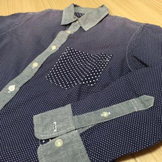 ビームス(BEAMS)のBEAMS ネイビードットシャツ(シャツ)