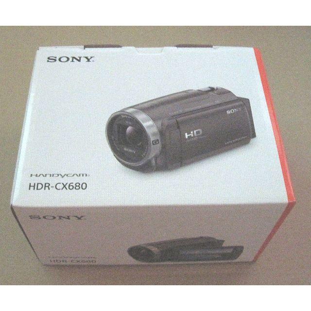 新品 SONY HDR-CX680 レッド 赤 ハンディカム スタミナ 60倍