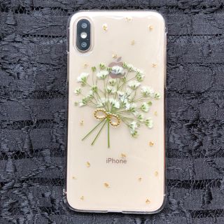 yuuuiii様専用     かすみ草たっぷり花束ブーケ ･.｡*･.｡*(iPhoneケース)