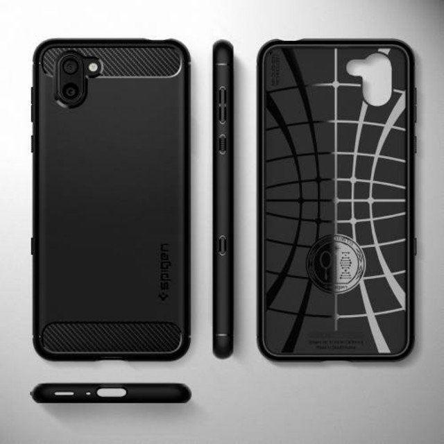 Spigen(シュピゲン)の【新品・未使用】  AQUOS R3 Spigen
ラギッドアーマー スマホ/家電/カメラのスマホアクセサリー(Androidケース)の商品写真