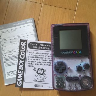 ゲームボーイ(ゲームボーイ)のゲームボーイ カラー 本体 game boy colour ソフト付(携帯用ゲーム機本体)