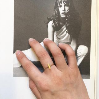 JENNIFER MEYER JEWELRY 18K Gold Bar ring(リング(指輪))