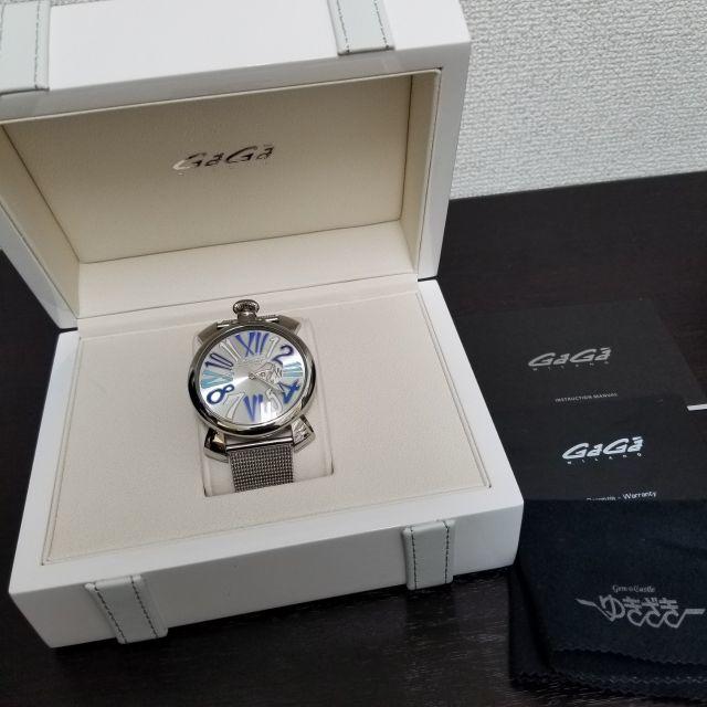 GaGa MILANO(ガガミラノ)のガガミラノ　腕時計　マヌアーレスリム　希少☆　46mm メンズの時計(腕時計(アナログ))の商品写真