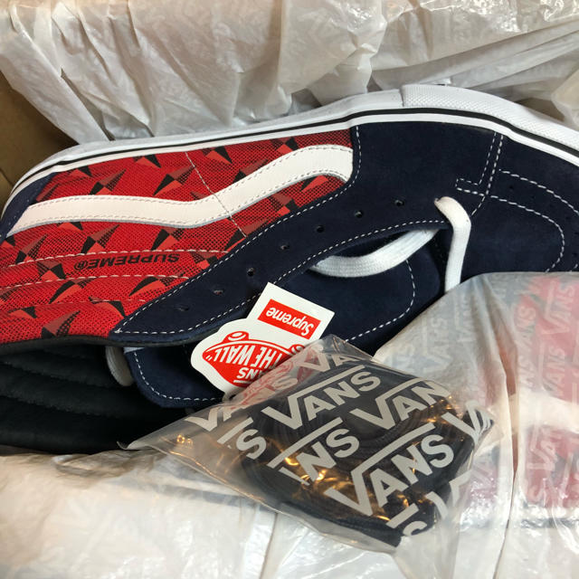 Supreme x Vans Diamond Plate SK8-Hi Pro